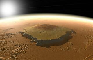 вулкан на Марс